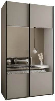 Skriňa s posuvnými dverami so zrkadlom Lux 4 130