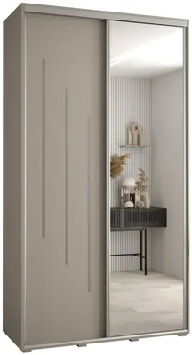 Skriňa s posuvnými dverami so zrkadlom Dakota 9 130 cm 60 cm hĺbky