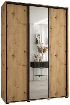 Skriňa s posuvnými dverami so zrkadlom vysoká Davos 3 170 hĺbka 45 cm