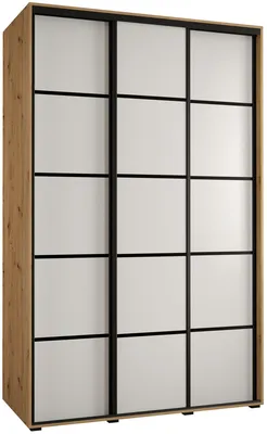 Šatní skříň s posuvnými dveřmi Davos 4 160, hloubka 60 cm