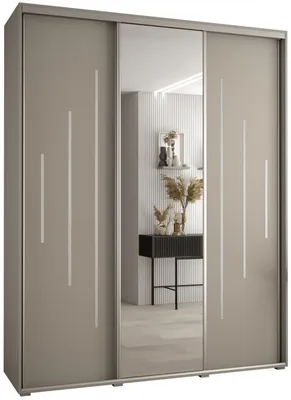 Skriňa s posuvnými dverami so zrkadlom Dakota 13 200 cm 45 cm hĺbky