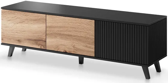 Trojdverový TV stolík do obývačky Random