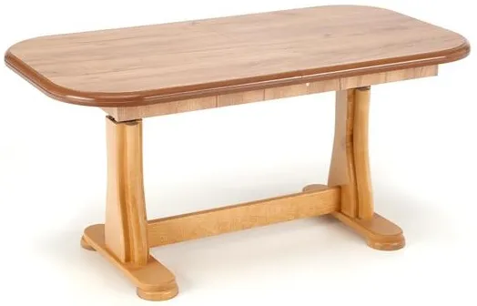 Rozkládací konferenčný stolík s nastaviteľnou výškou Tymon 2 do jedálne dub craft