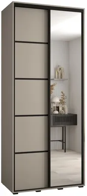 Skriňa s posuvnými dverami so zrkadlom Dakota 5 120 cm 60 cm hĺbky
