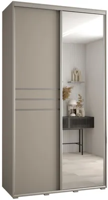 Skriňa s posuvnými dverami so zrkadlom Dakota 11 140 cm 45 cm hĺbky