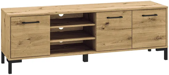 Třídveřový TV stolek do obývacího pokoje Nevio
