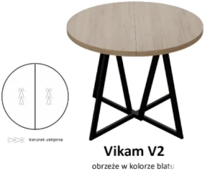 Rozkladací stôl Vikam