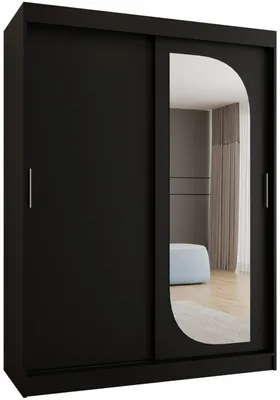 Šatní skříň s posuvnými dveřmi se zrcadlem Lucy 150 cm