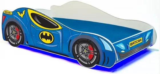 Posteľ s matracom a osvetlením Batcar 140