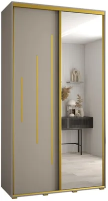 Skriňa s posuvnými dverami so zrkadlom Dakota 13 140 cm 60 cm hĺbky