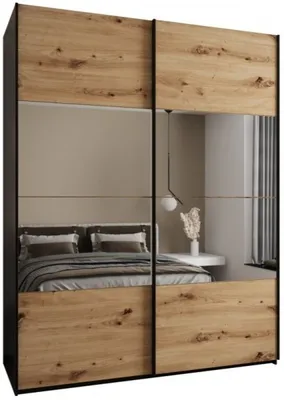 Skriňa s posuvnými dverami so zrkadlom Lux 4 200