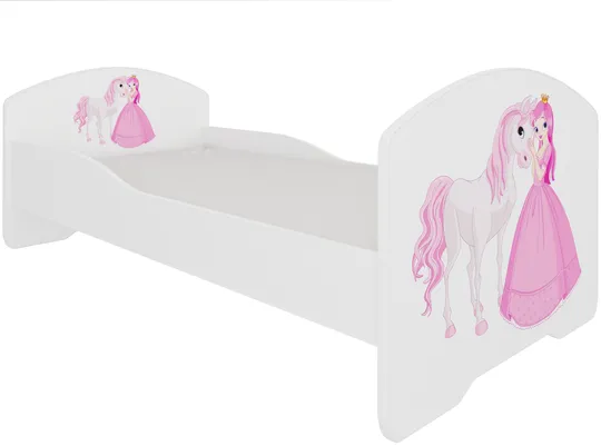 Posteľ s matracom Pepe Princess and Horse 160