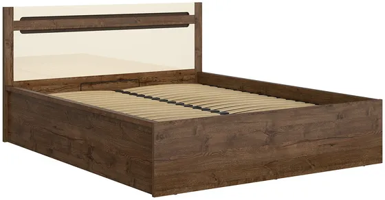 Veľká posteľ s úložným priestorom na posteľnú bielizeň do spálne Ruso
