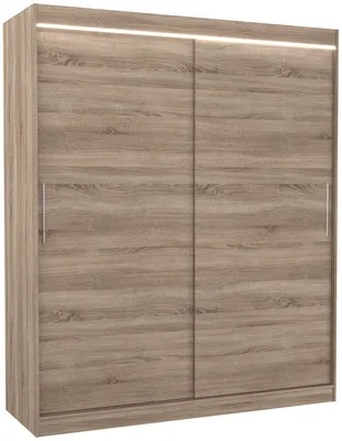 Skriňa s posuvnými dverami s LED osvetlením 180 cm