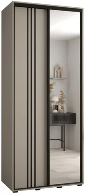 Skriňa s posuvnými dverami so zrkadlom Dakota 7 110 cm 60 cm hĺbky