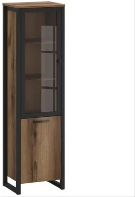 Vysoká vitrína s dvířky do obývacího pokoje Mares