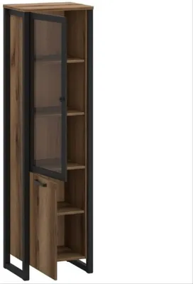 Vysoká vitrína s dvířky do obývacího pokoje Mares