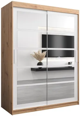 Skriňa s posuvnými dverami so zrkadlom Roma 2 150