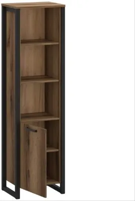 Vysoký regál s dvířky do obývacího pokoje Mares