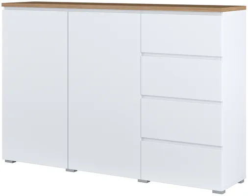 Komoda Modo dvoudveřová se čtyřmi zásuvkami