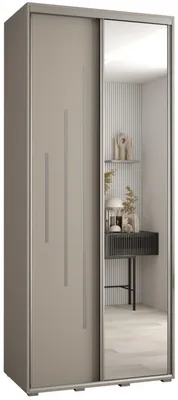 Skriňa s posuvnými dverami so zrkadlom Dakota 13 šírka 100 cm, hĺbka 60 cm