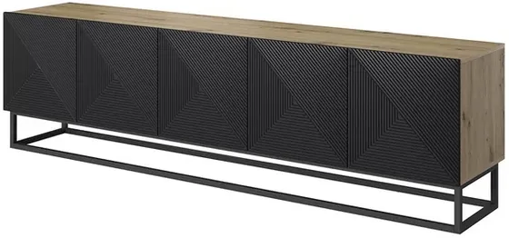 TV stolík Asha 200 na kovovom ráme