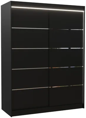 Skriňa s posuvnými dverami s LED osvetlením Luft 150
