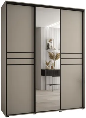 Skriňa s posuvnými dverami so zrkadlom Dakota 11 190 cm 45 cm hĺbky