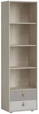 Otvorený regál so zásuvkami do izby pre mládež Denim