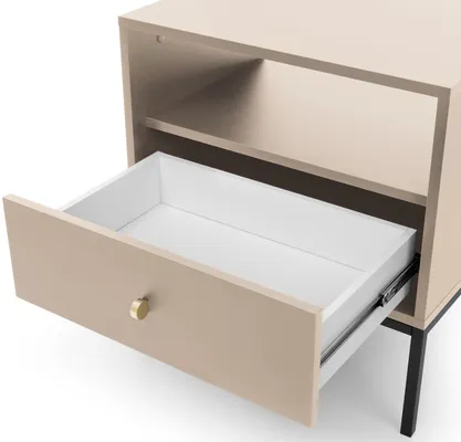 Moderný TV stolík so zásuvkou a výklenkom do obývačky Mono