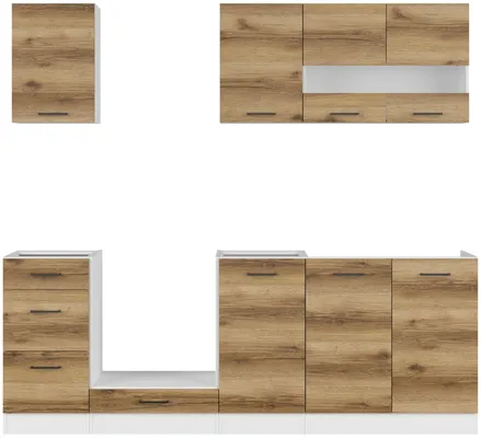 Kuchyňská linka Junona Line 220 cm bez pracovní desky