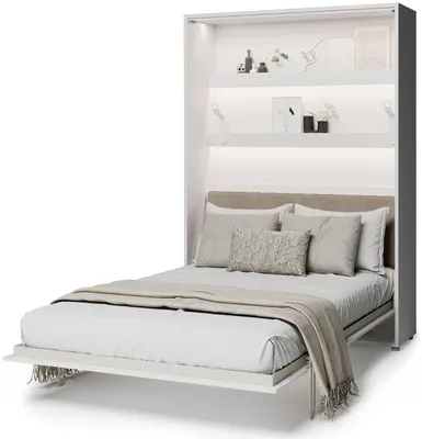 Sklápacia posteľ elektrická zvislá 140 s čelom postele Bed Concept