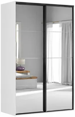 Moderná skriňa s posuvnými dverami 150 cm so zrkadlami do spálne Flex