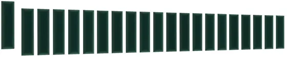 Sada čalouněných panelů Quadratta 210x90x60 cm