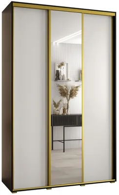 Skriňa s posuvnými dverami so zrkadlom vysoká Davos 3 150 hĺbka 45 cm