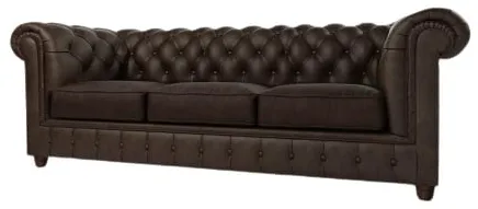 Rozkladacia pohovka trojmiestna Chesterfield Cambridge s funkciou spania