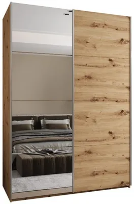 Skriňa s posuvnými dverami so zrkadlom Lux 3 190