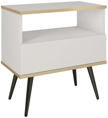 Nočný stolík S54 Oro System na čiernych nožičkách
