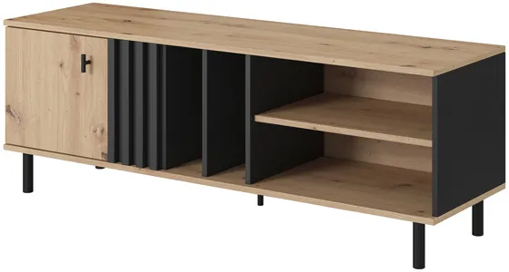 Jednodverový TV stolík s výklenkami do obývačky Madis