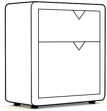 Komoda vysoká Frame