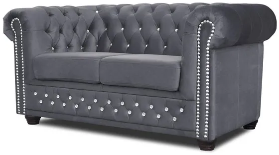 Dvoumístná pohovka Chesterfield York Blink