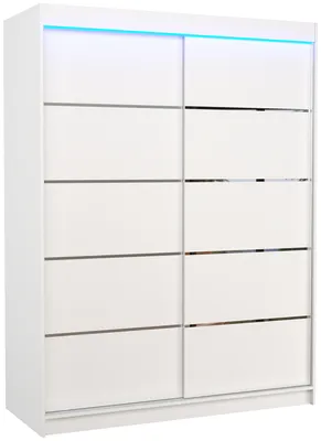 Skriňa s posuvnými dverami s LED osvetlením Luft 150