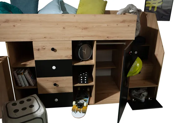 Patrová postel Smart 3 pravá