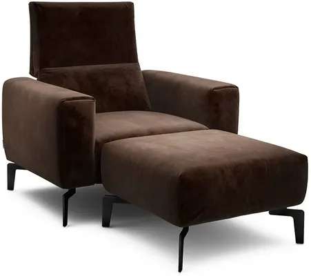 Kreslo s taburetom Cosy