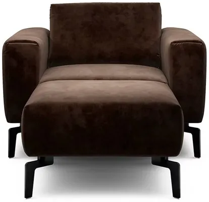 Kreslo s taburetom Cosy