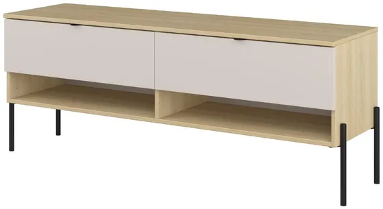 TV stolík Ore s dvoma zásuvkami