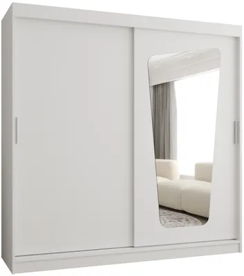 Skriňa s posuvnými dverami so zrkadlom Moka 200 cm