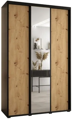 Skriňa s posuvnými dverami so zrkadlom vysoká Davos 3 160 hĺbka 45 cm