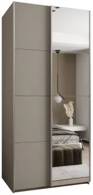 Skriňa s posuvnými dverami so zrkadlom Lux 3 120