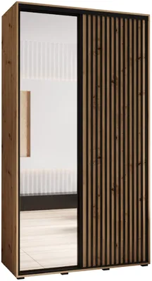 Skriňa s posuvnými dverami so zrkadlom Sapporo 2 130 cm 60 cm